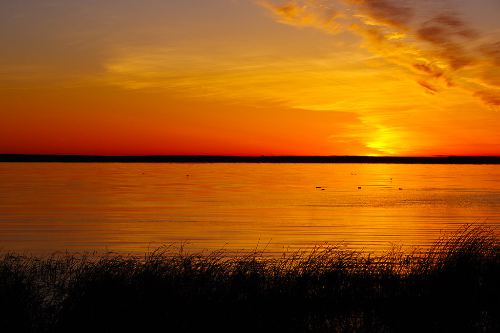 Lake Bowdoin at Sunrise
